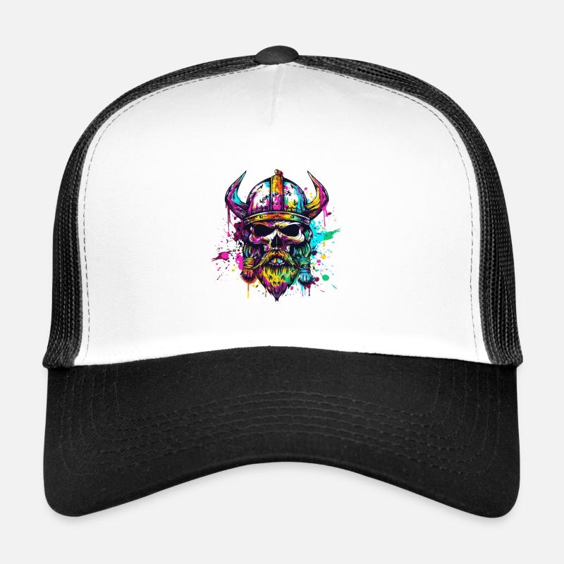 Crâne Viking Casquette trucker 
