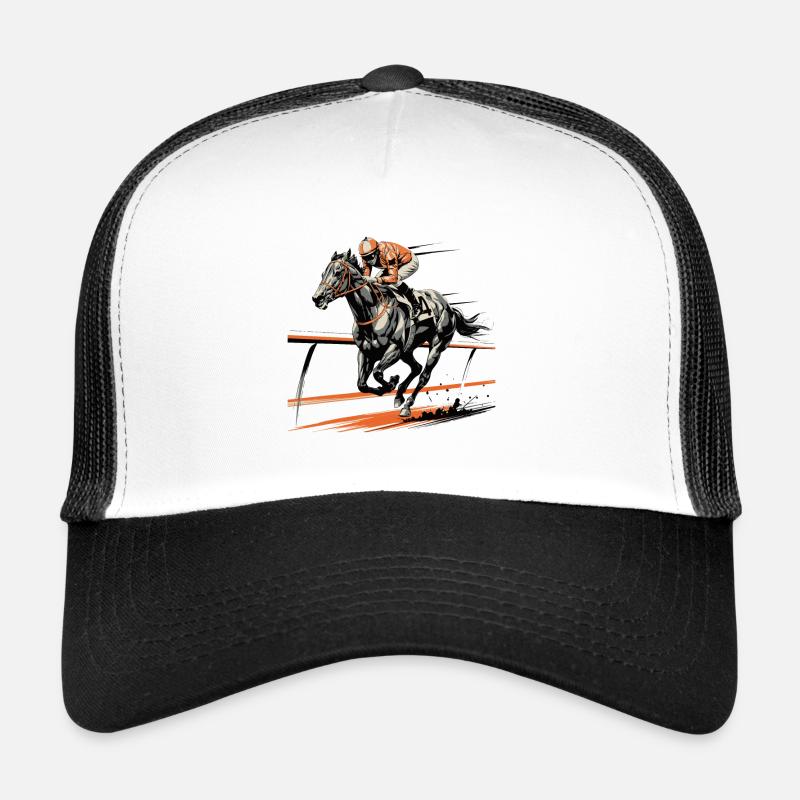 COURSE HIPPIQUE Casquette trucker 