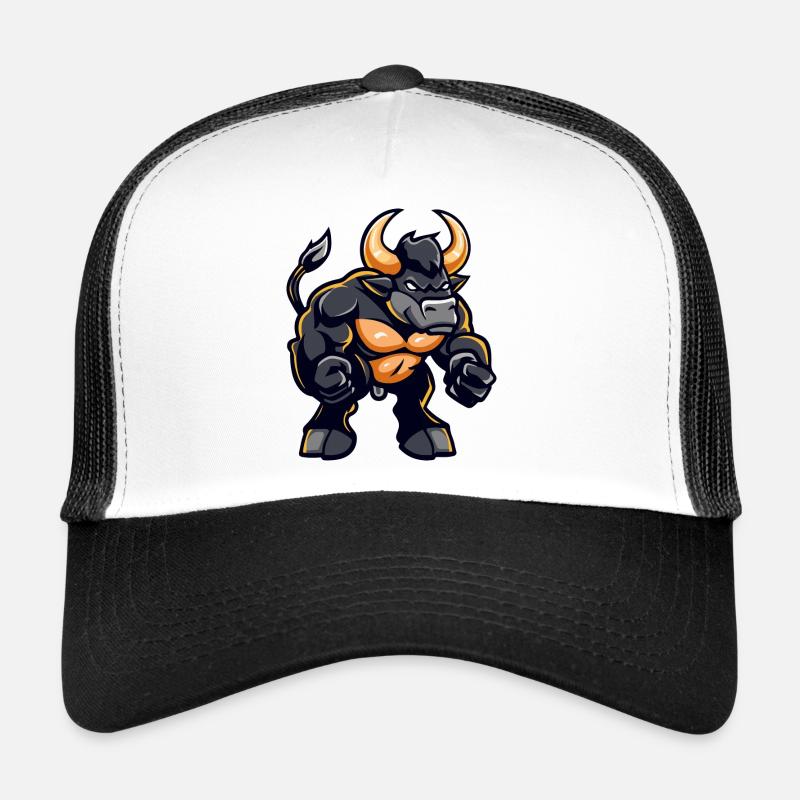 Taureau Bande dessinée Casquette trucker 