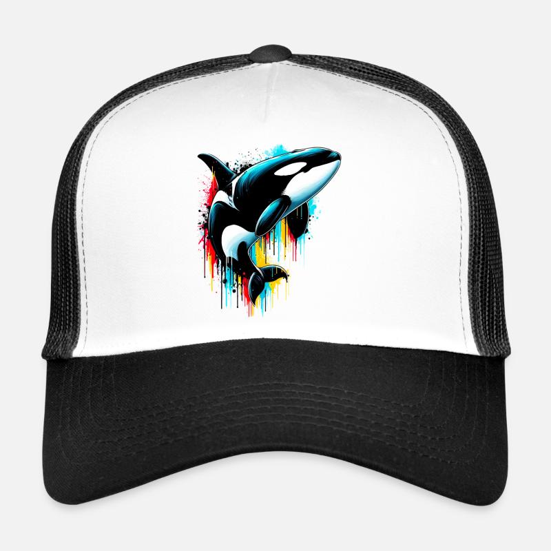 Killer whale Trucker Cap