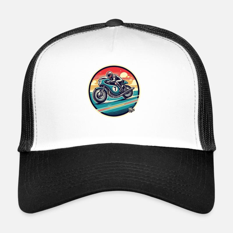 Classic Motorrad Café Racer Trucker Cap