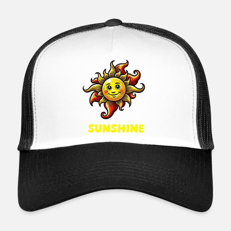 sun sunshine Trucker Cap