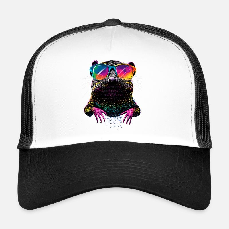Maulwurf mit Sonnenbrille Liebe Süße Maulwürfe Trucker Cap
