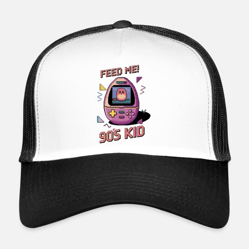 Tamagotchi Feed Me 90's Nostalgie Design Casquette trucker 