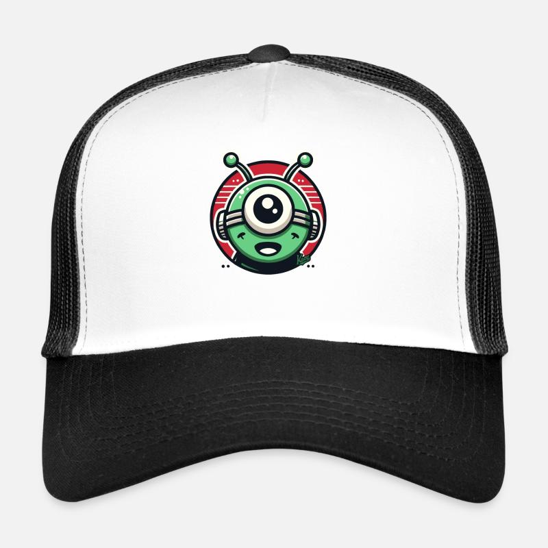 Friendly Alien Cyclops Trucker Cap