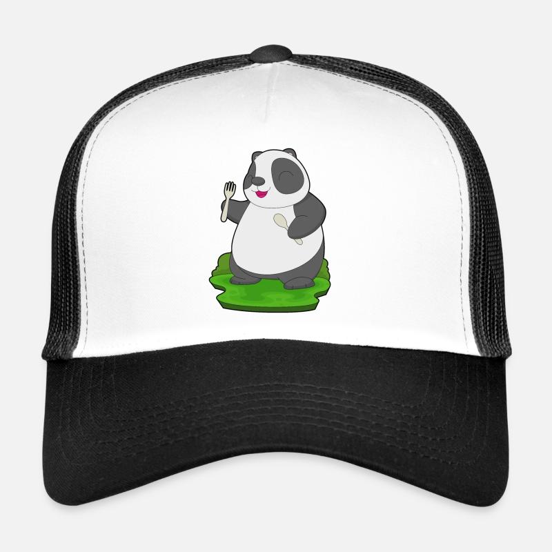 Fourchette cuillère panda Casquette trucker 