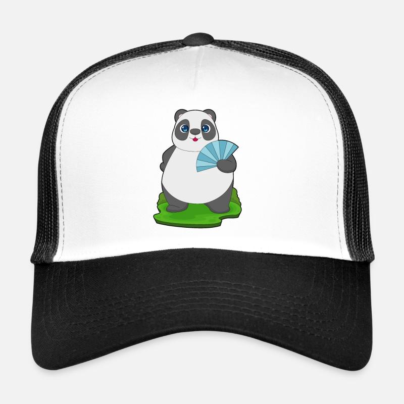 Ventilateur de poche Panda Casquette trucker 