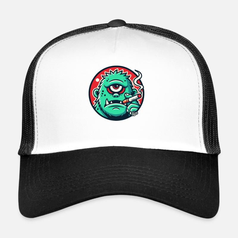 Cool Green Monster Guy Casquette trucker 