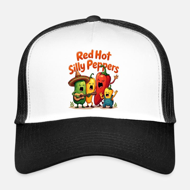 Red Hot Silly Peppers - Trucker Cap - white/black