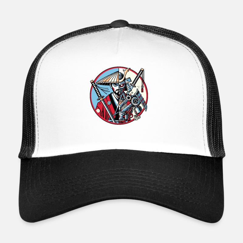Samurai Ronin or Mecha Shogun Trucker Cap
