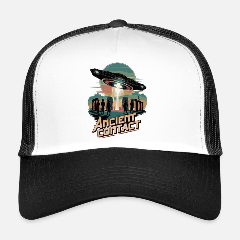 Uralte Astronauten-Begegnung mit Stonehenge UFO Trucker Cap