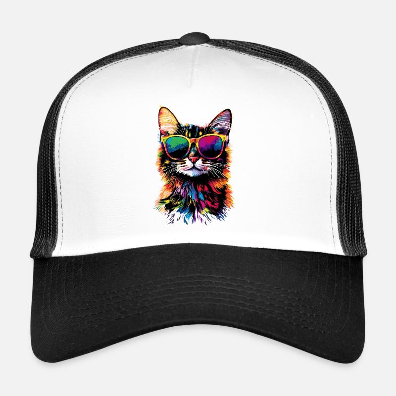 Chat Bengal Chat Léopard Chat Leopardette Chats Bengale Casquette trucker 