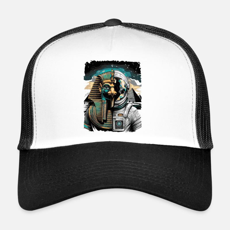 Horus as Futuristic Astronaut Concept Trucker Cap