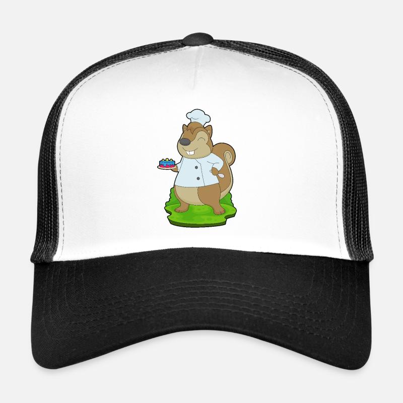 Écureuil Anniversaire Chef Casquette trucker 