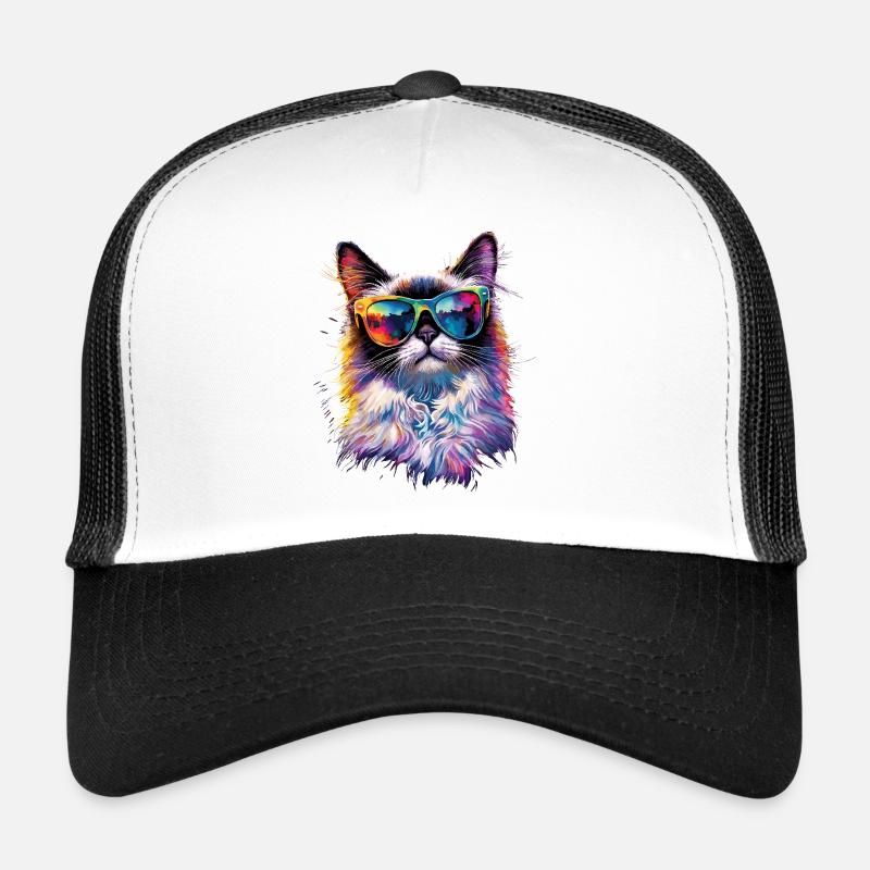 Ragdoll Cat Ragdoll Cat Cute Ragdoll Cats Trucker Cap