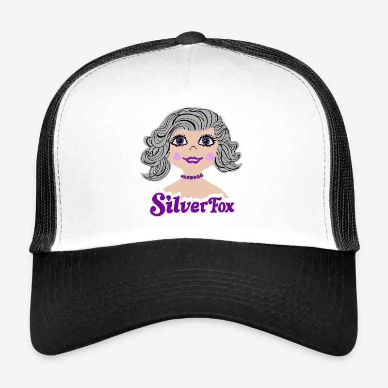 Silverfox Cheveux Gris Nostalgie Casquette trucker 