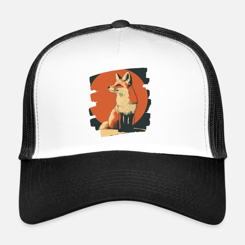 Renard Rétro Casquette trucker 