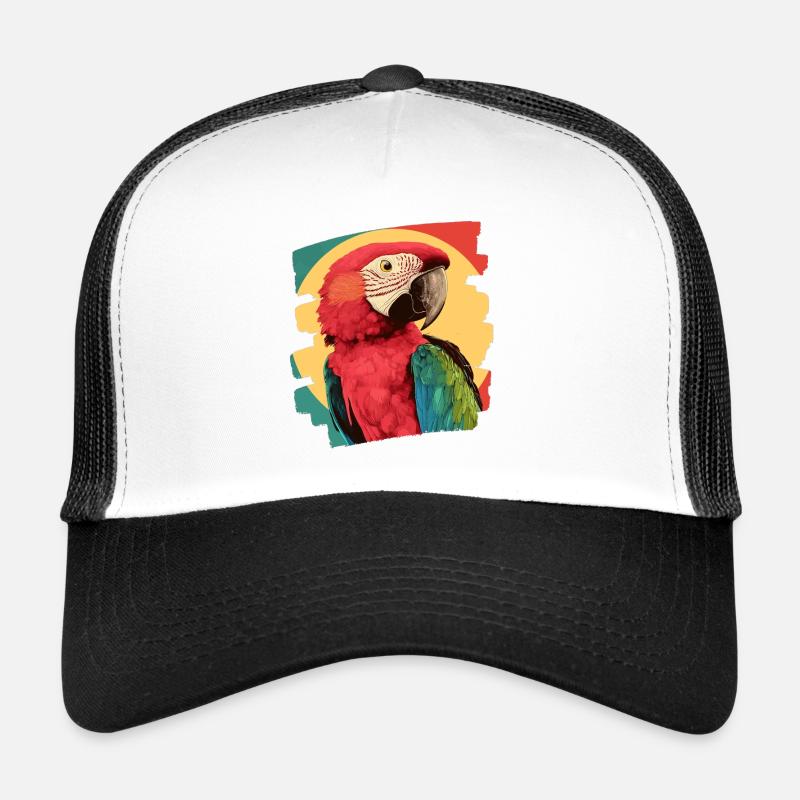 Perroquet Rétro Casquette trucker 