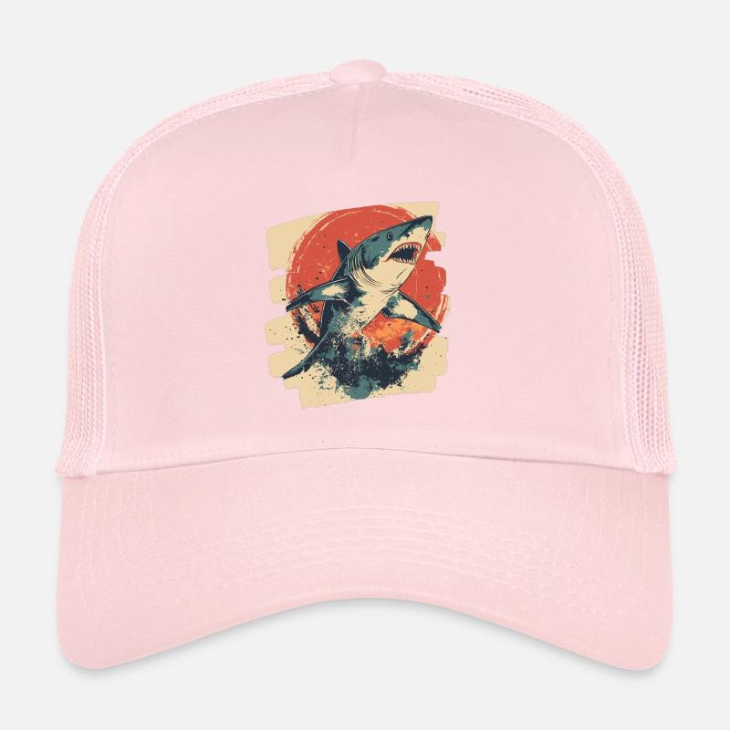 Requin rétro Casquette trucker 