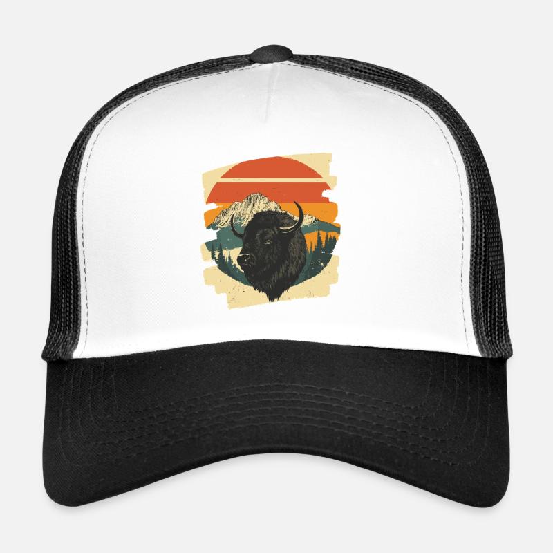 Bison Retro Trucker Cap