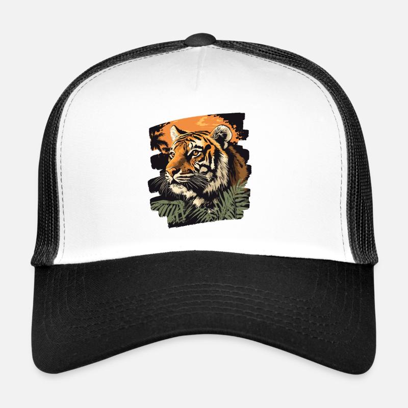 Tiger Retro Trucker Cap