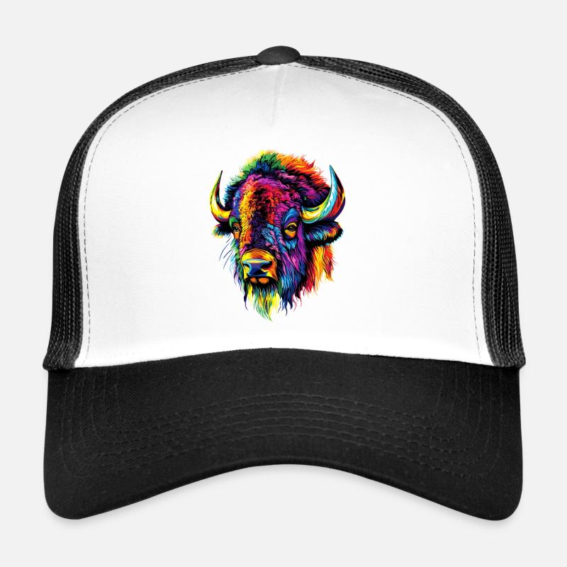 Bison, Bison, Bovins sauvages, Bison, Bison d’Amérique Casquette trucker 