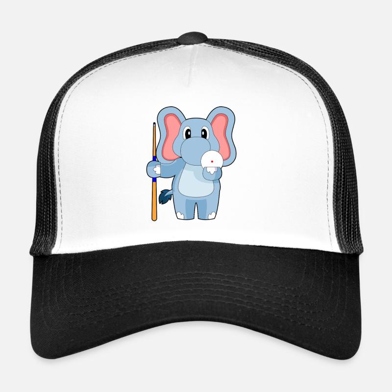 Cue de billard éléphant Casquette trucker 