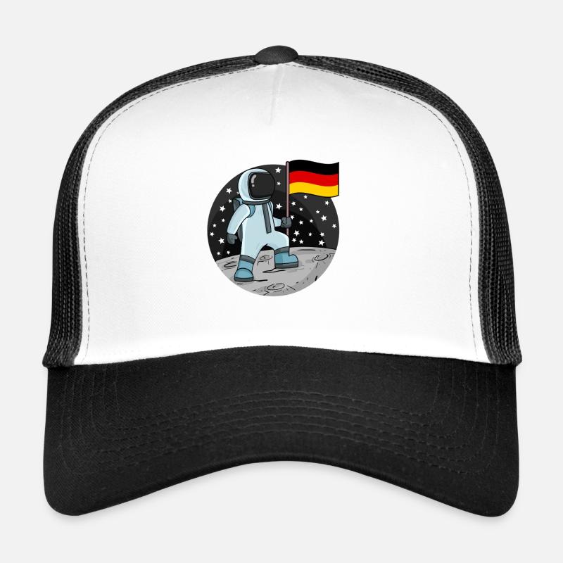 Astronaut Flag Germany Trucker Cap