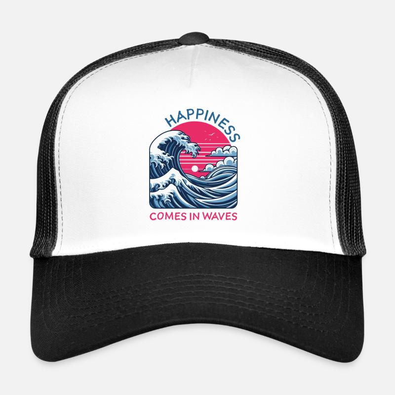 Dire que « le bonheur vient par vagues » Karma Balance Casquette trucker 