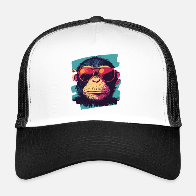 Singe Rétro Casquette trucker 
