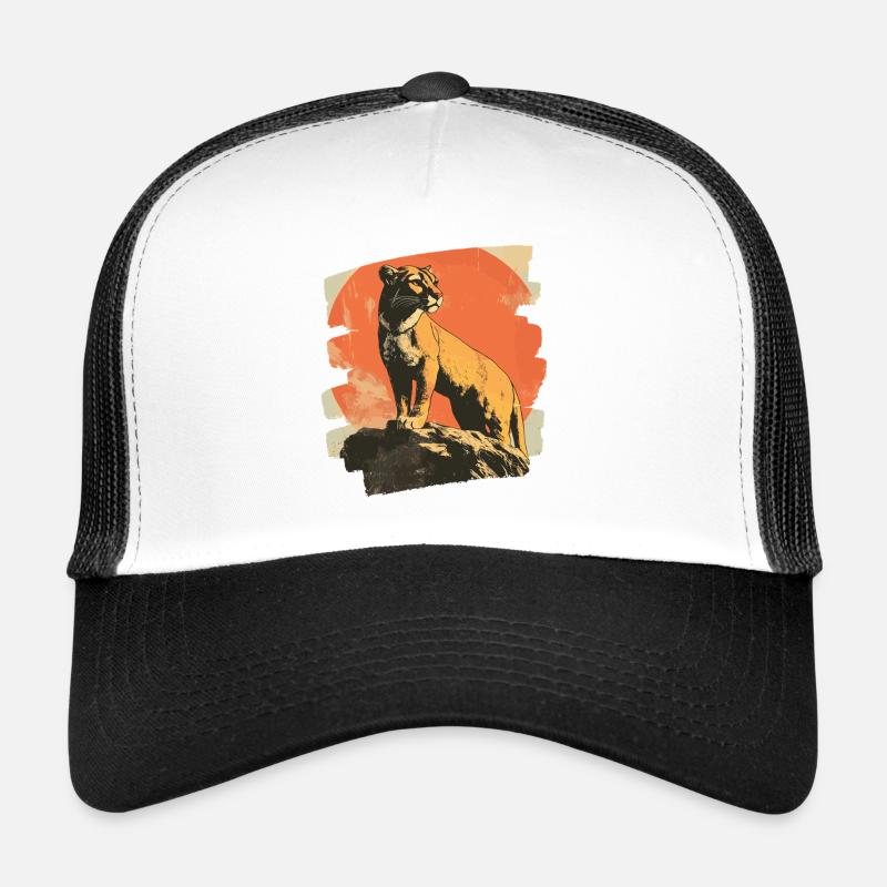 Lion de montagne Rétro Casquette trucker 