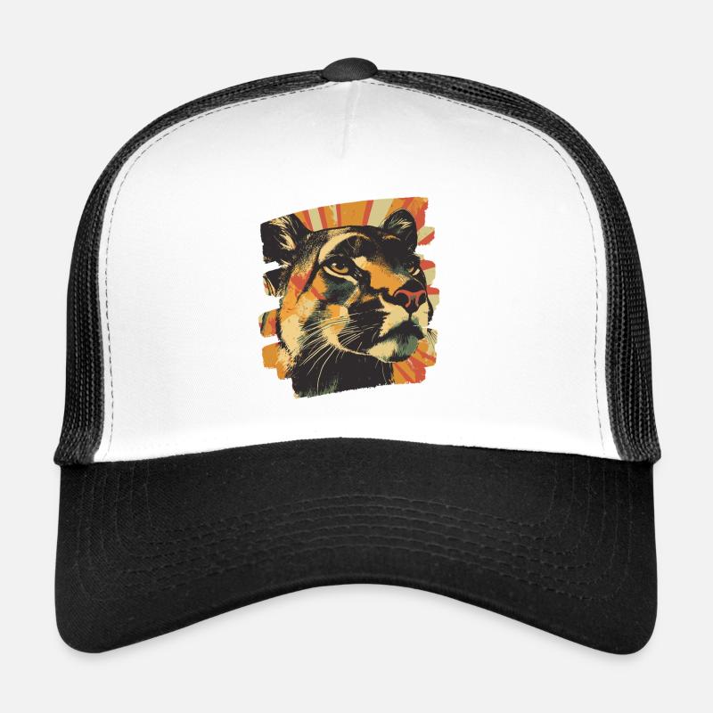 Lion de montagne Rétro Casquette trucker 