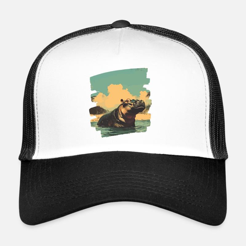 Nilpferd Retro Trucker Cap