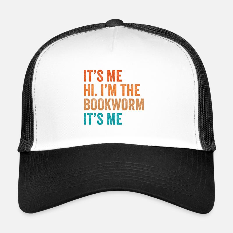 Lesen Buch Merch Booktok Bookish Geschenk Buch - Trucker Cap - Weiß/Schwarz