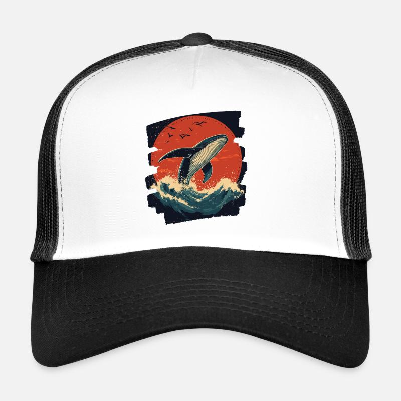 Whale Trucker Cap