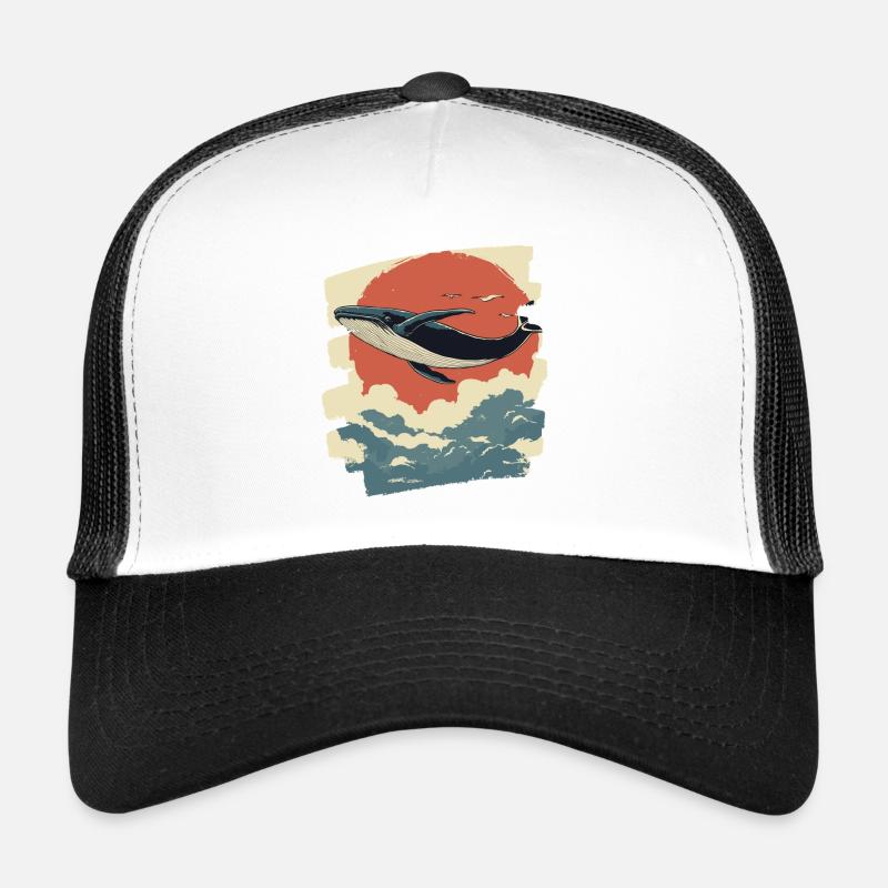 Baleine Rétro Casquette trucker 