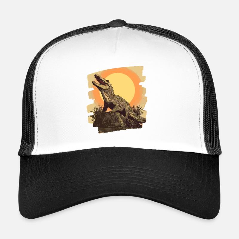 Crocodile Rétro Casquette trucker 