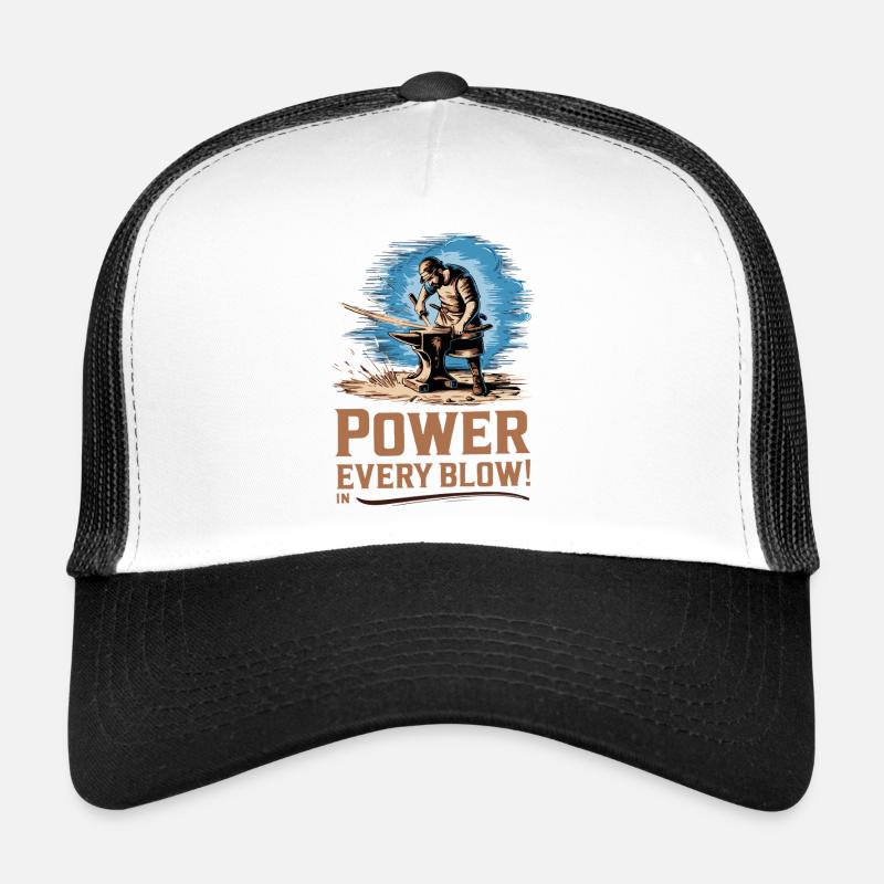 SCHMIED - Trucker Cap - Weiß/Schwarz
