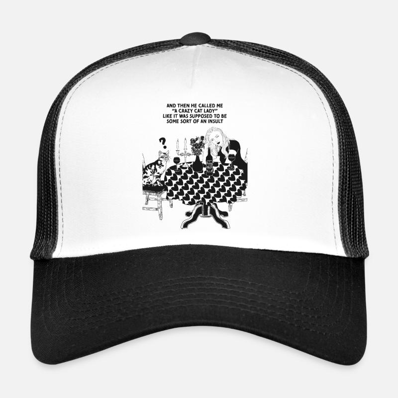 DAME CHAT FOLLE Casquette trucker 