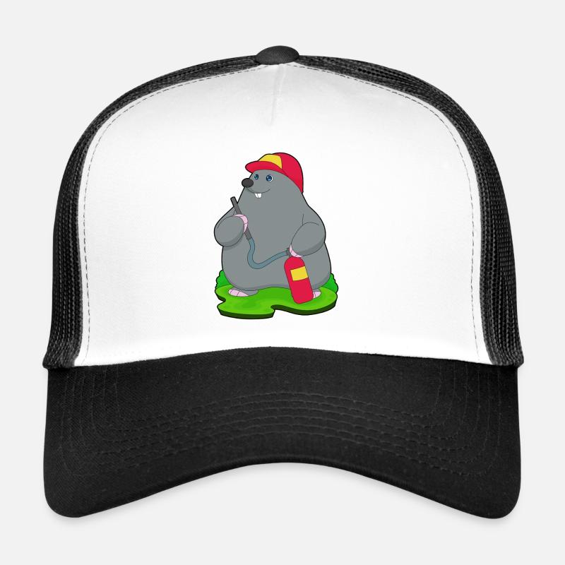 Extincteur de pompier taupe Casquette trucker 