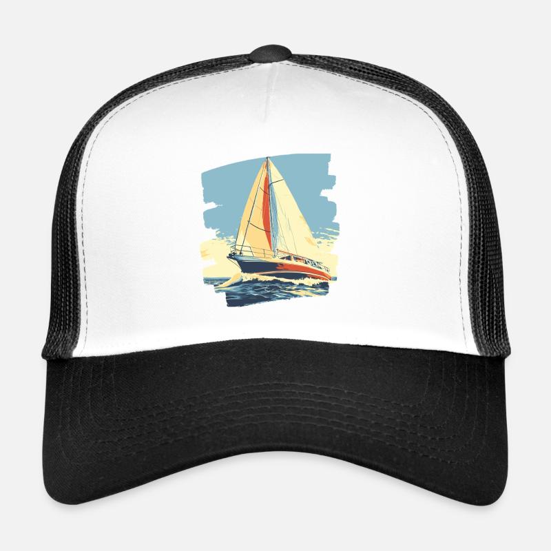 Sailboat Trucker Cap