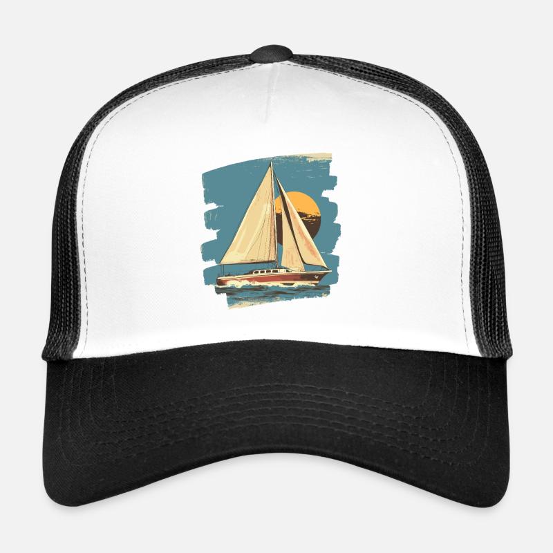 Sailboat Trucker Cap