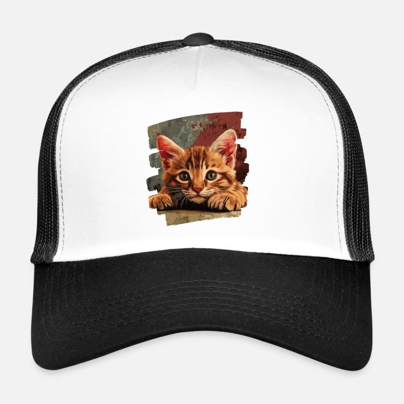 Chaton Casquette trucker 
