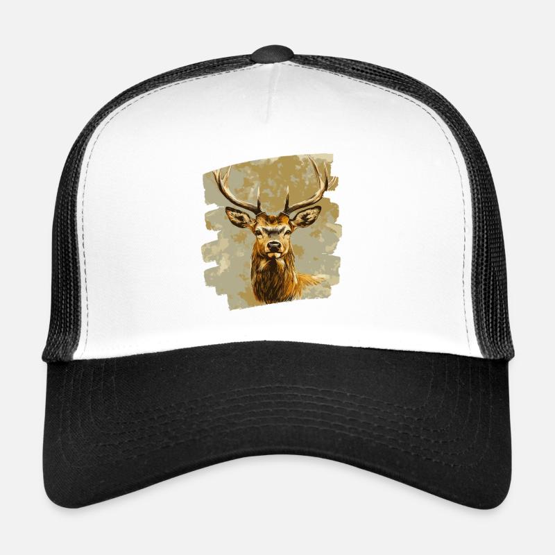 Deer with antlers Trucker Cap