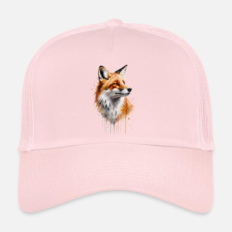 Foxy Aquarell - Ein Pinsel mit der Natur Trucker Cap