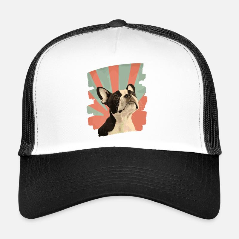 Boston Terrier Casquette trucker 