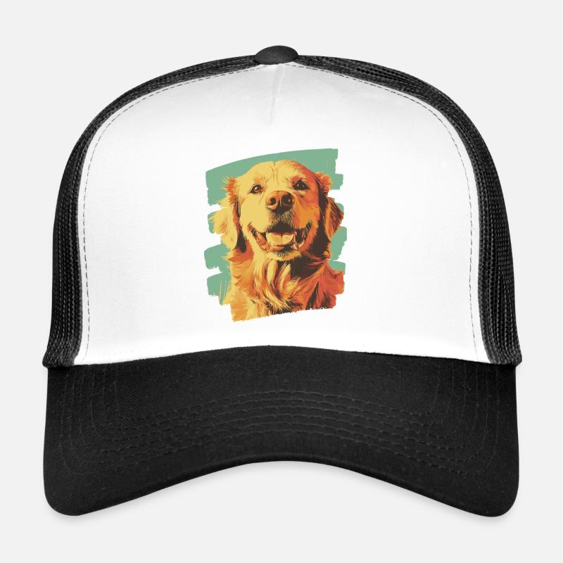 Golden retriever Casquette trucker 