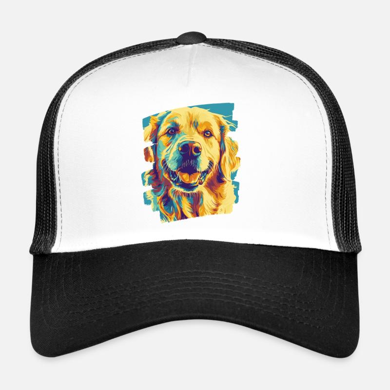 Golden retriever Casquette trucker 