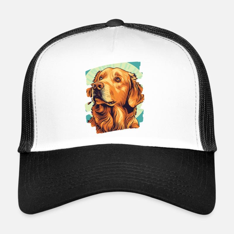 Golden retriever Casquette trucker 