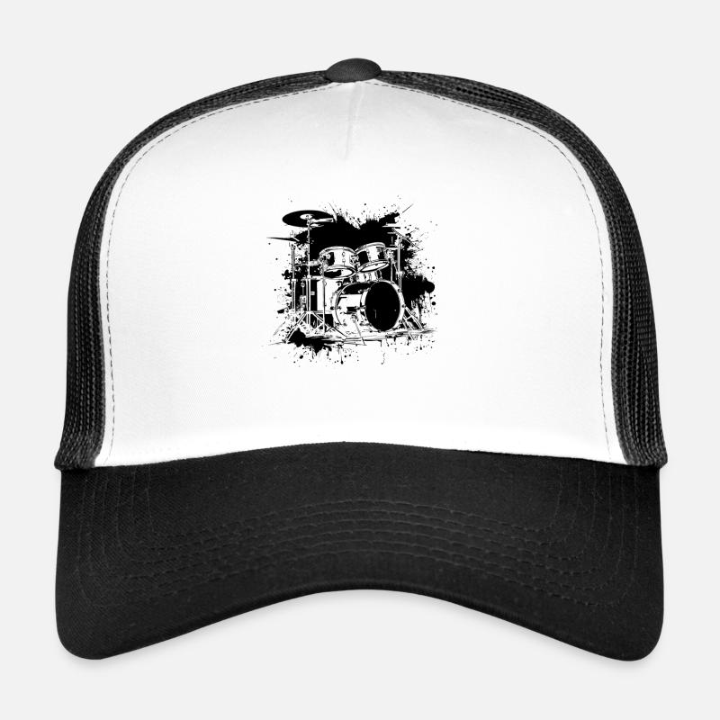 Dessin du kit de batterie Casquette trucker 